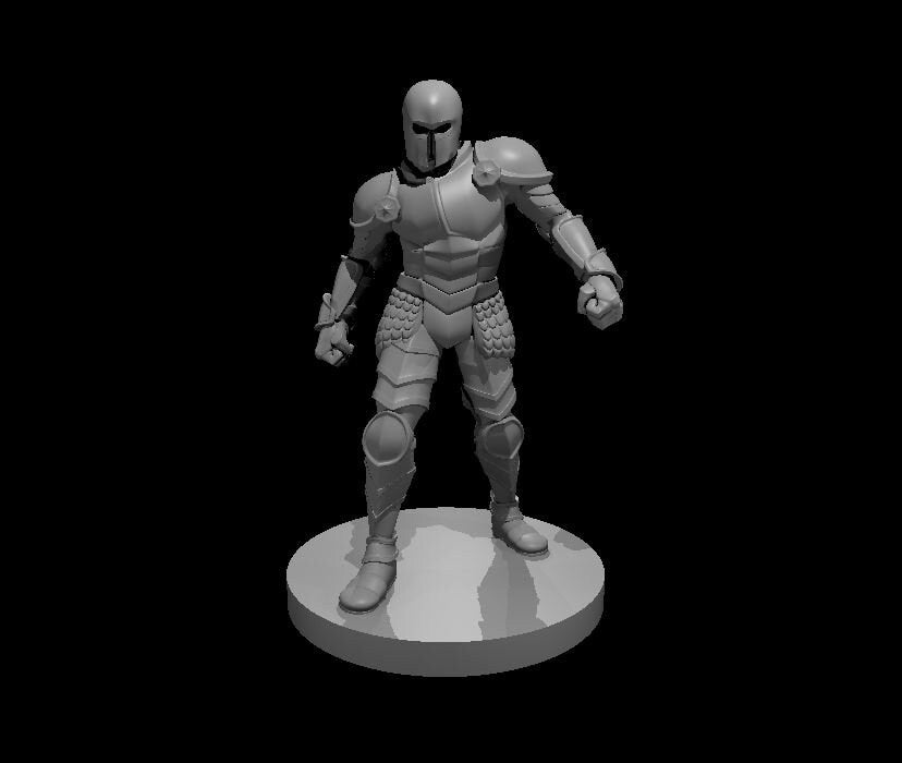 Animated Armor | MZ4250 | Miniatures | 28mm Scale | Resin Printed Tabletop RPG Figures | DND | 5E
