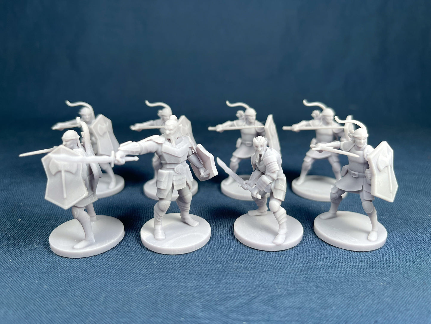 Hobgoblin Set (8 Minis) | MZ4250 | 28mm | Soldier | Captain | Warlord | Resin | Tabletop | Miniatures | TTRPG | DND | 5E