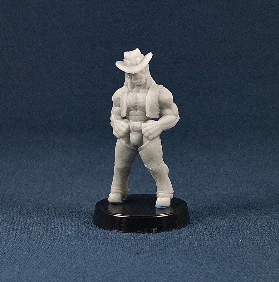 Orc Cowboy | Bae Victis | Vae Victis Miniatures | 32mm Scale | Monster | Resin Printed Tabletop RPG Figures | DND | 5E