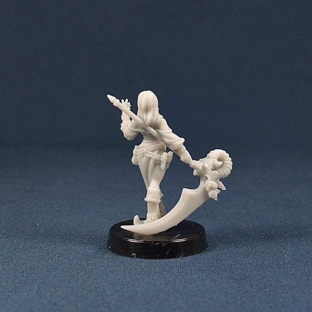 Necromancer | Vae Victis Miniatures | Scythe | NPC | Reaper | Resin | Tabletop | Miniatures | TTRPG | DND | 5E