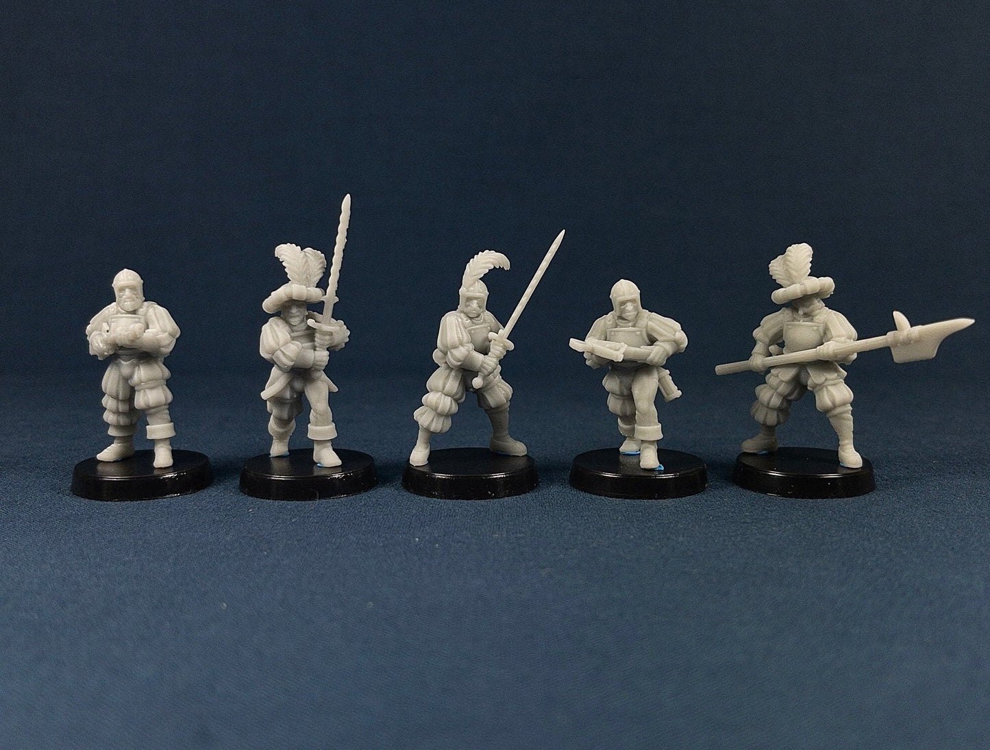 Sword for Hire Vol 2 Set (5 Minis) | Vae Victis Miniatures | Lance | Sword | Soldier | Resin | Tabletop | Miniatures | TTRPG | DND | 5E