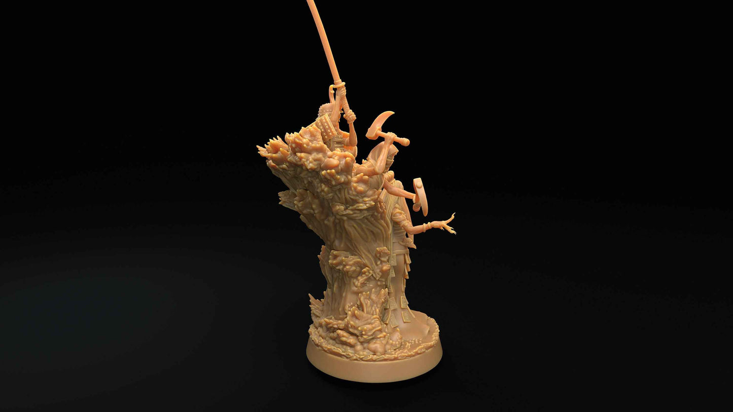 Quen Shi, The River Witch | Dragon Trappers Lodge | One Page Rules | 32mm | Resin Printed Tabletop RPG Figures | DND | 5E