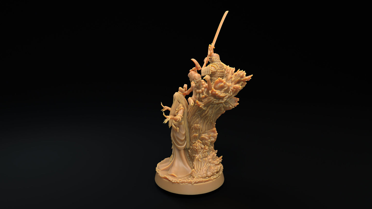 Quen Shi, The River Witch | Dragon Trappers Lodge | Mini | One Page Rules | 32mm | Resin | Tabletop | Miniatures | TTRPG | DND | 5E