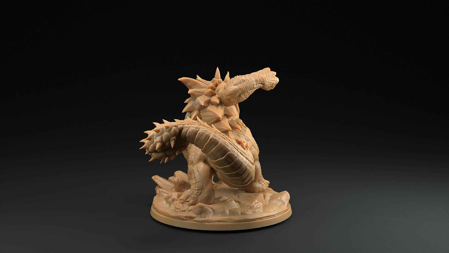 Tricerahulk | Dragon Trappers Lodge | One Page Rules | 32mm | Resin Printed Tabletop RPG Figures | DND | 5E | Dinosaur