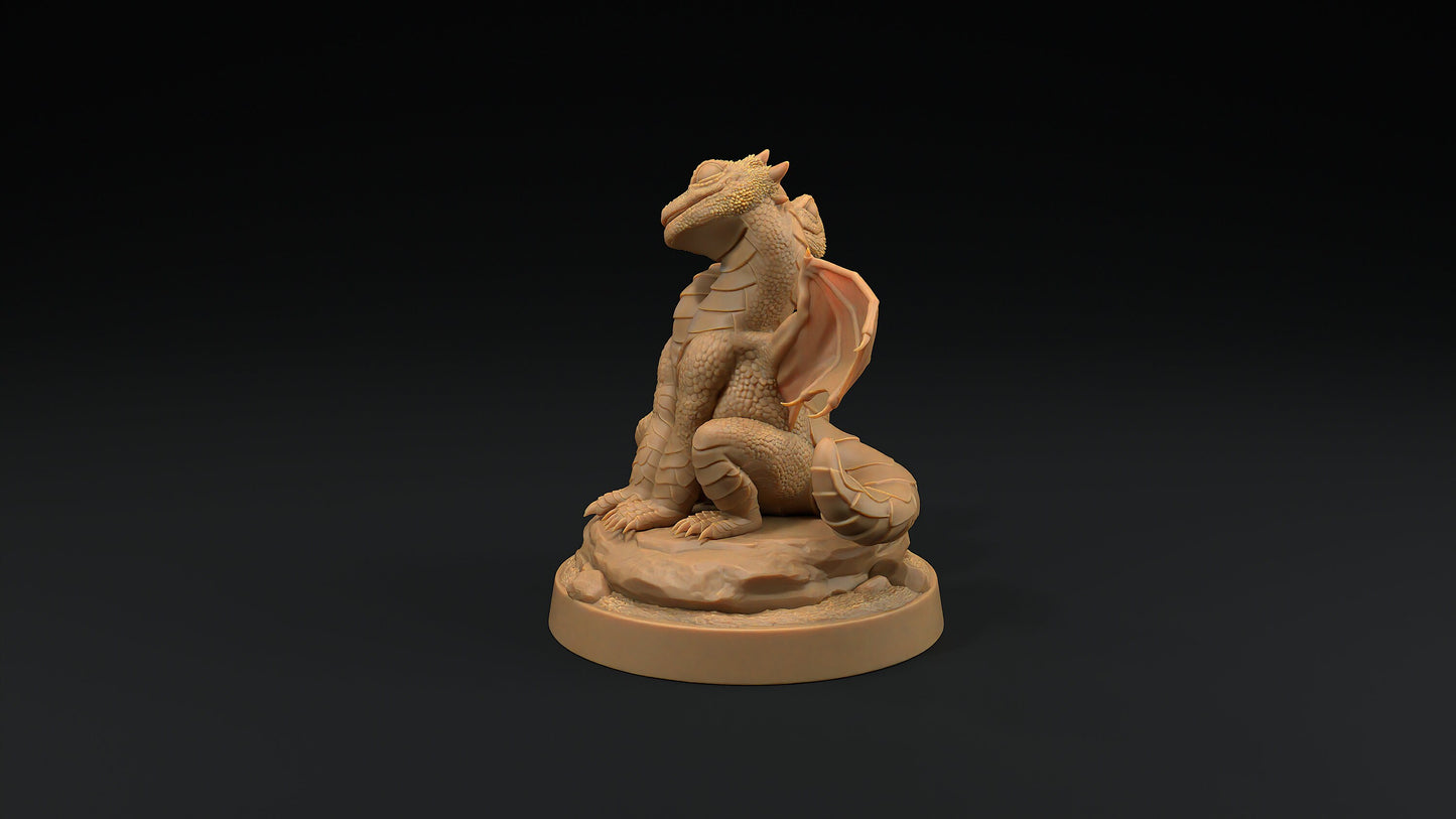 Viperwing Wyrmling | Dragon Trappers Lodge | Monster | One Page Rules | 32mm | Resin Printed Tabletop RPG Figures | DND | 5E |