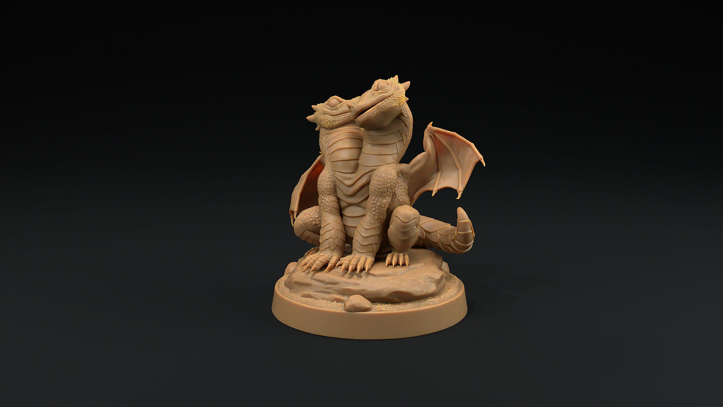 Viperwing Wyrmling | Dragon Trappers Lodge | Monster | One Page Rules | 32mm | Resin Printed Tabletop RPG Figures | DND | 5E |