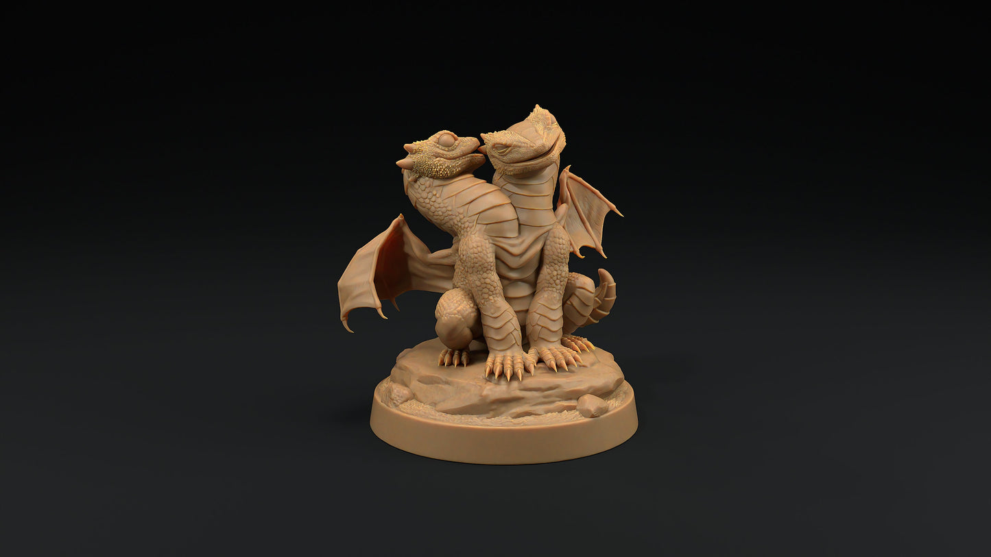 Viperwing Wyrmling | Dragon Trappers Lodge | Monster | One Page Rules | 32mm | Resin Printed Tabletop RPG Figures | DND | 5E |