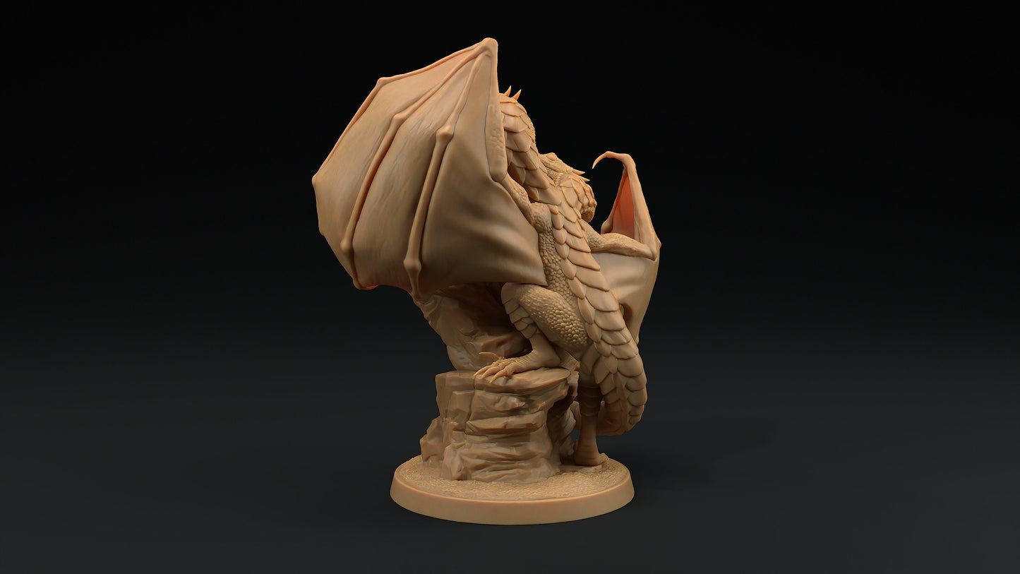 Young Viperwing | Dragon Trappers Lodge | Monster | One Page Rules | 32mm | Resin Printed Tabletop RPG Figures | DND | 5E |
