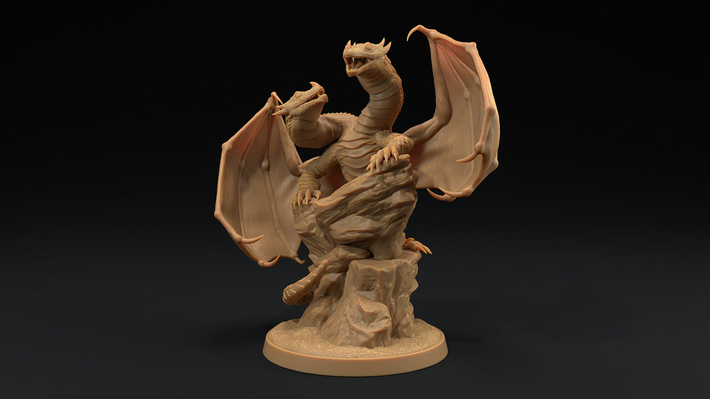 Young Viperwing | Dragon Trappers Lodge | Monster | One Page Rules | 32mm | Resin Printed Tabletop RPG Figures | DND | 5E |
