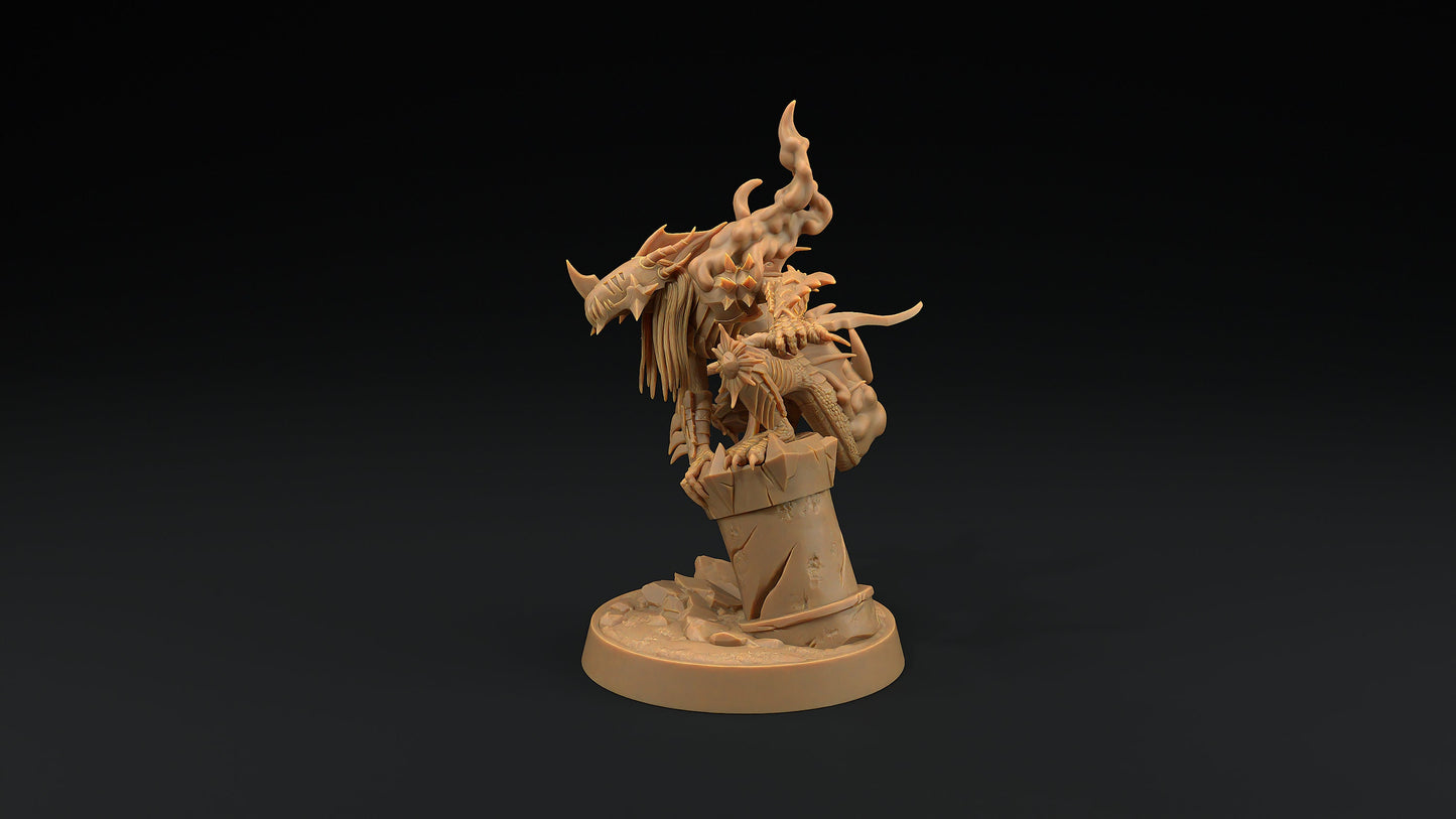 Desecrator | Dragon Trappers Lodge | Demon | Devil | One Page Rules | 32mm | Resin Printed Tabletop RPG Figures | DND | 5E |