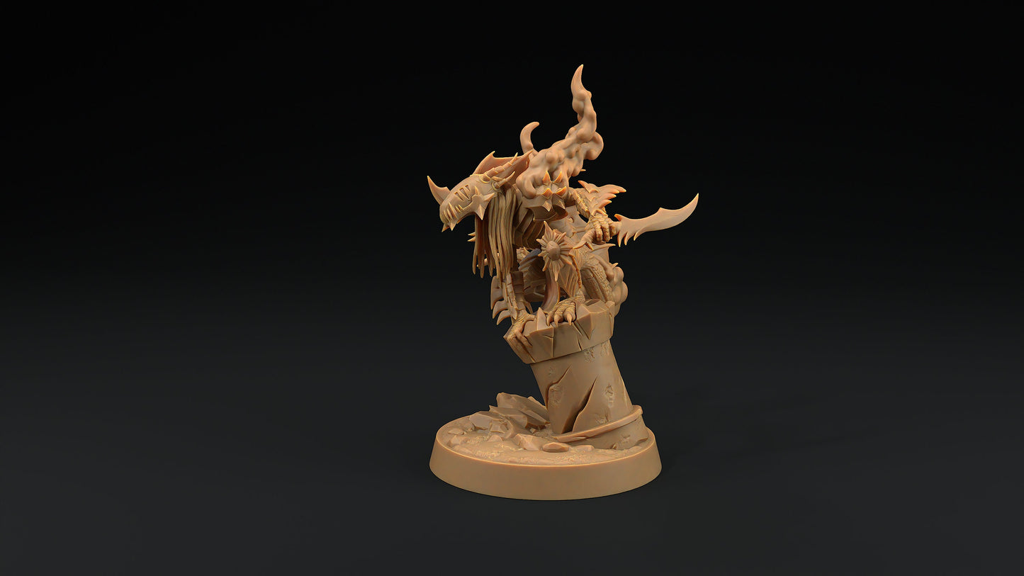 Desecrator | Dragon Trappers Lodge | Demon | Devil | One Page Rules | 32mm | Resin Printed Tabletop RPG Figures | DND | 5E |
