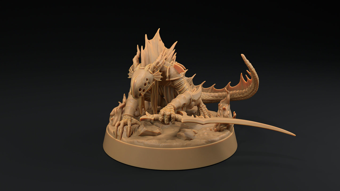 Shadow Wyrm Sword | Dragon Trappers Lodge | Demon | Devil | One Page Rules | 32mm | Resin Printed Tabletop RPG Figures | DND | 5E |