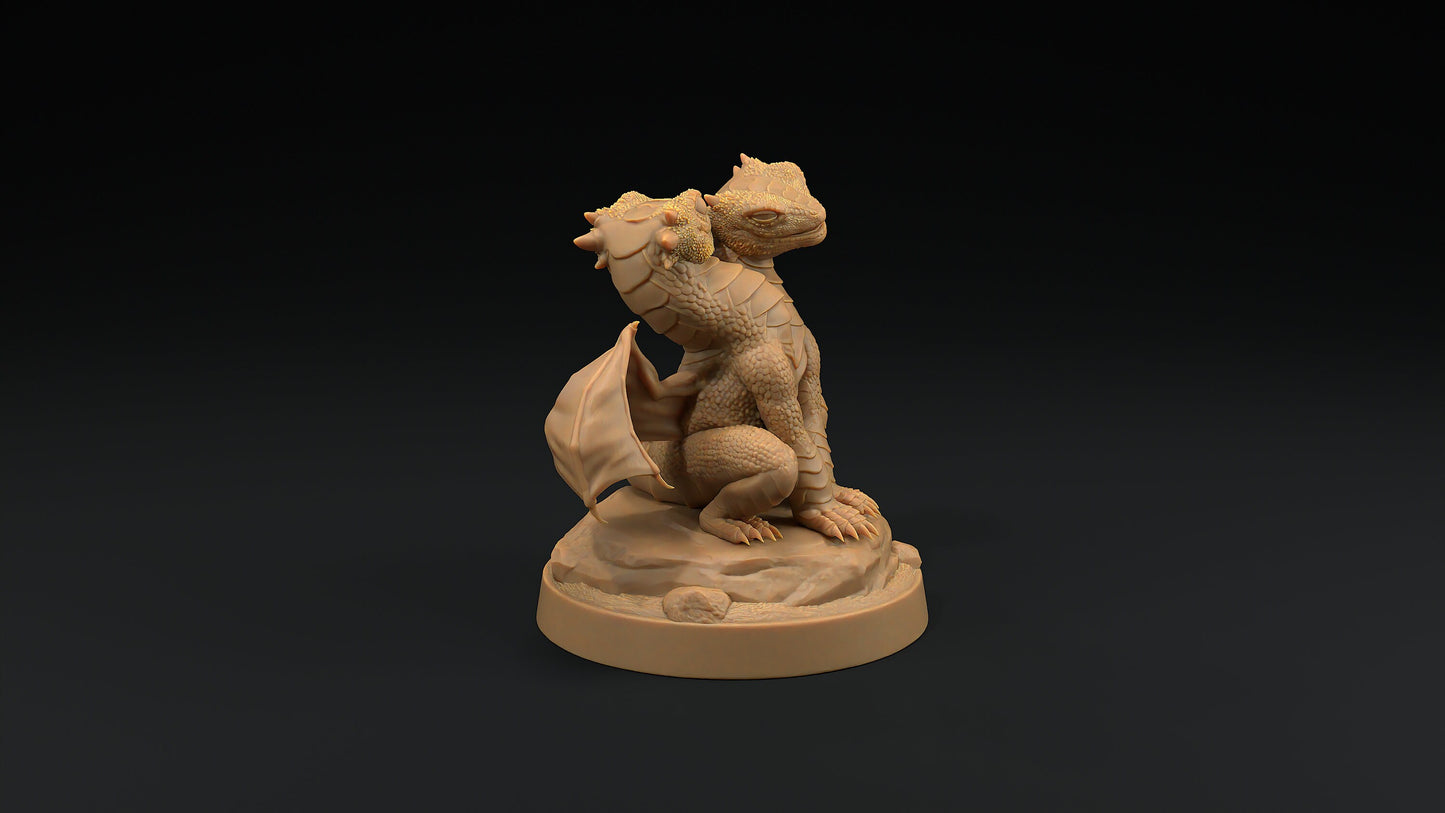 Viperwing Wyrmling | Dragon Trappers Lodge | Monster | One Page Rules | 32mm | Resin Printed Tabletop RPG Figures | DND | 5E |