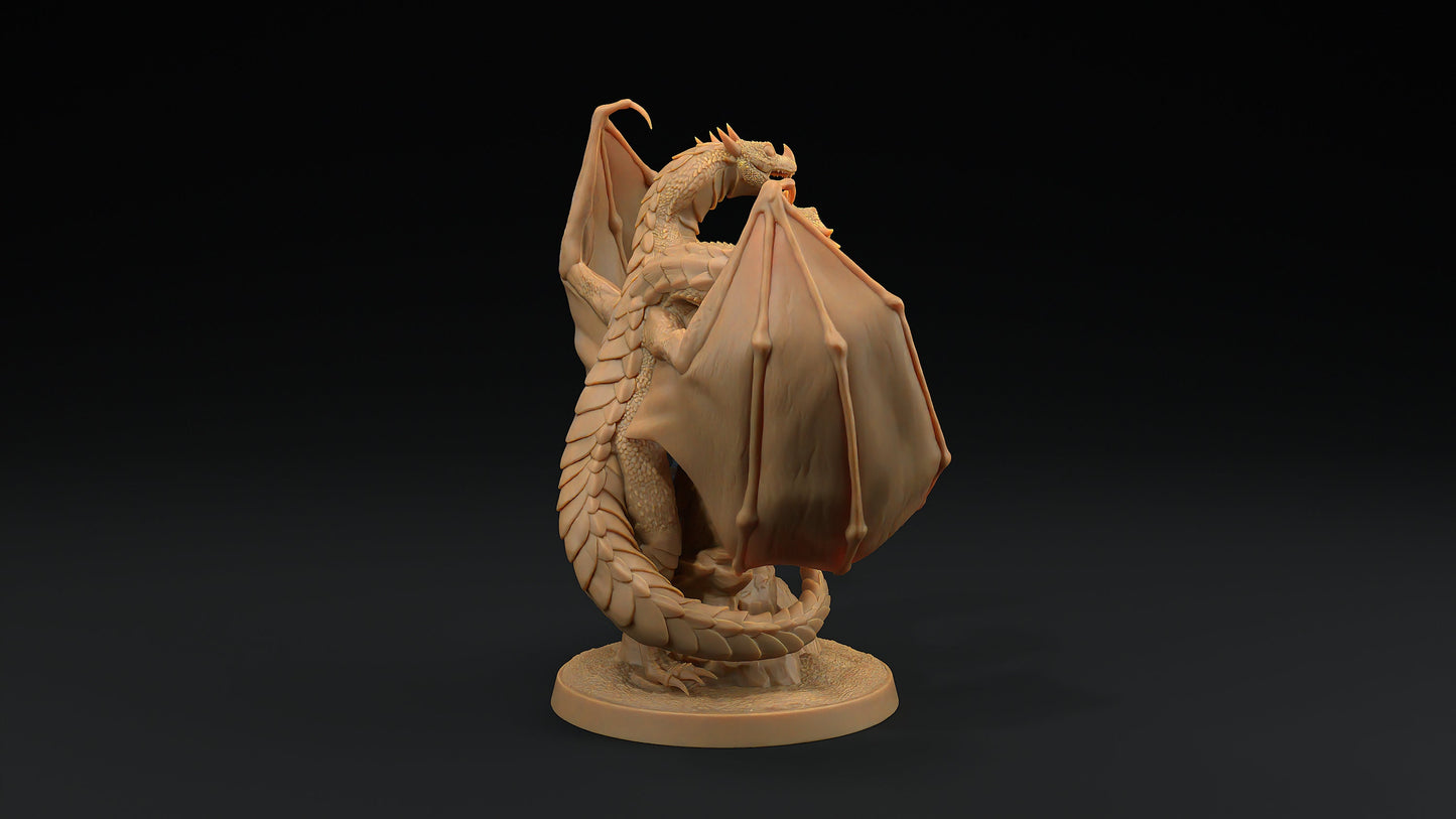 Young Viperwing | Dragon Trappers Lodge | Monster | One Page Rules | 32mm | Resin Printed Tabletop RPG Figures | DND | 5E |