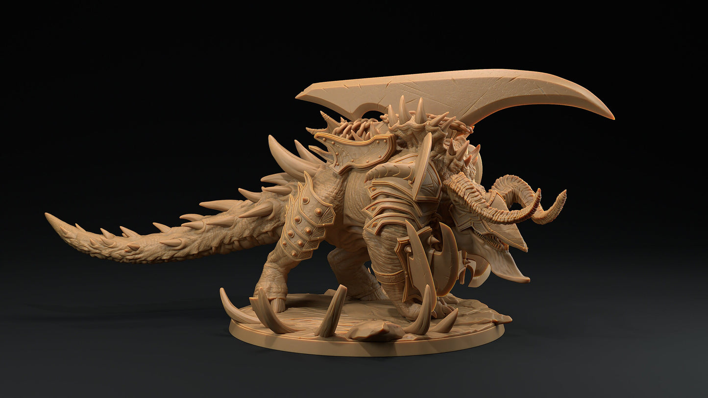 Hell Beast | Dragon Trappers Lodge | Demon | Devil | One Page Rules | 32mm | Resin Printed Tabletop RPG Figures | DND | 5E |