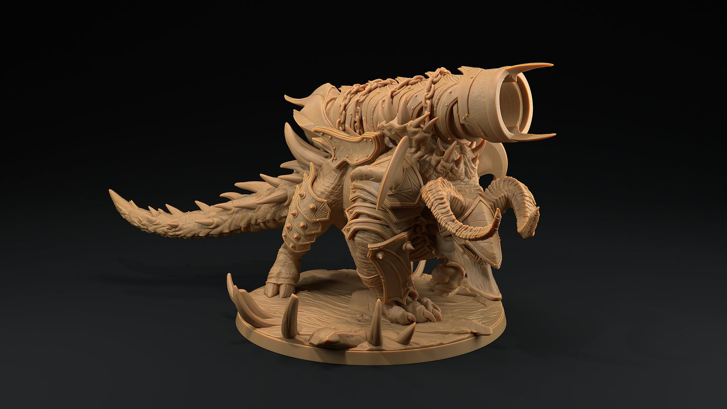 Hell Beast | Dragon Trappers Lodge | Demon | Devil | One Page Rules | 32mm | Resin Printed Tabletop RPG Figures | DND | 5E |