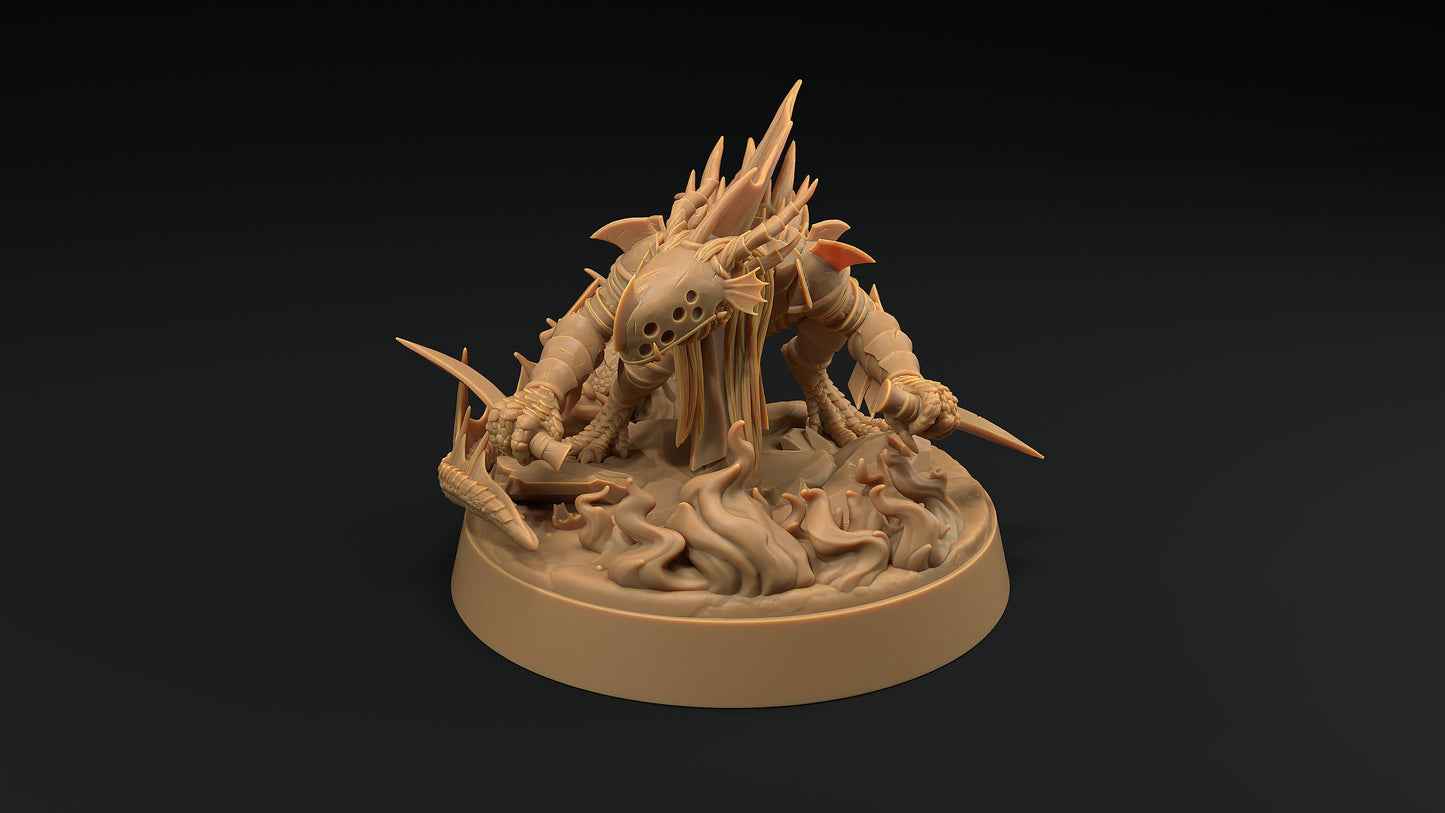 Shadow Wyrm Dagger | Dragon Trappers Lodge | Demon | Devil | One Page Rules | 32mm | Resin Printed Tabletop RPG Figures | DND | 5E |