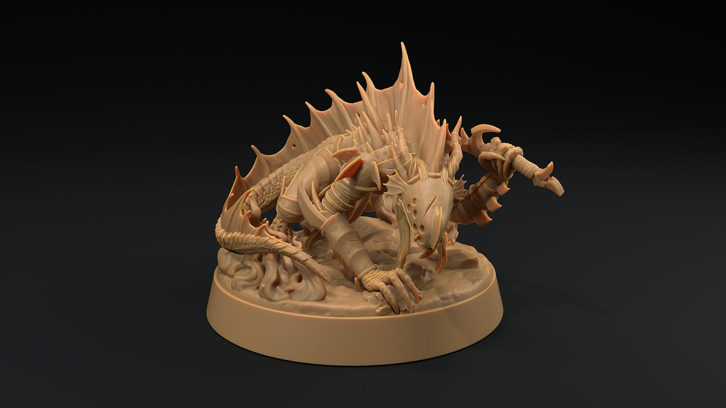 Shadow Wyrm Sword | Dragon Trappers Lodge | Demon | Devil | One Page Rules | 32mm | Resin Printed Tabletop RPG Figures | DND | 5E |