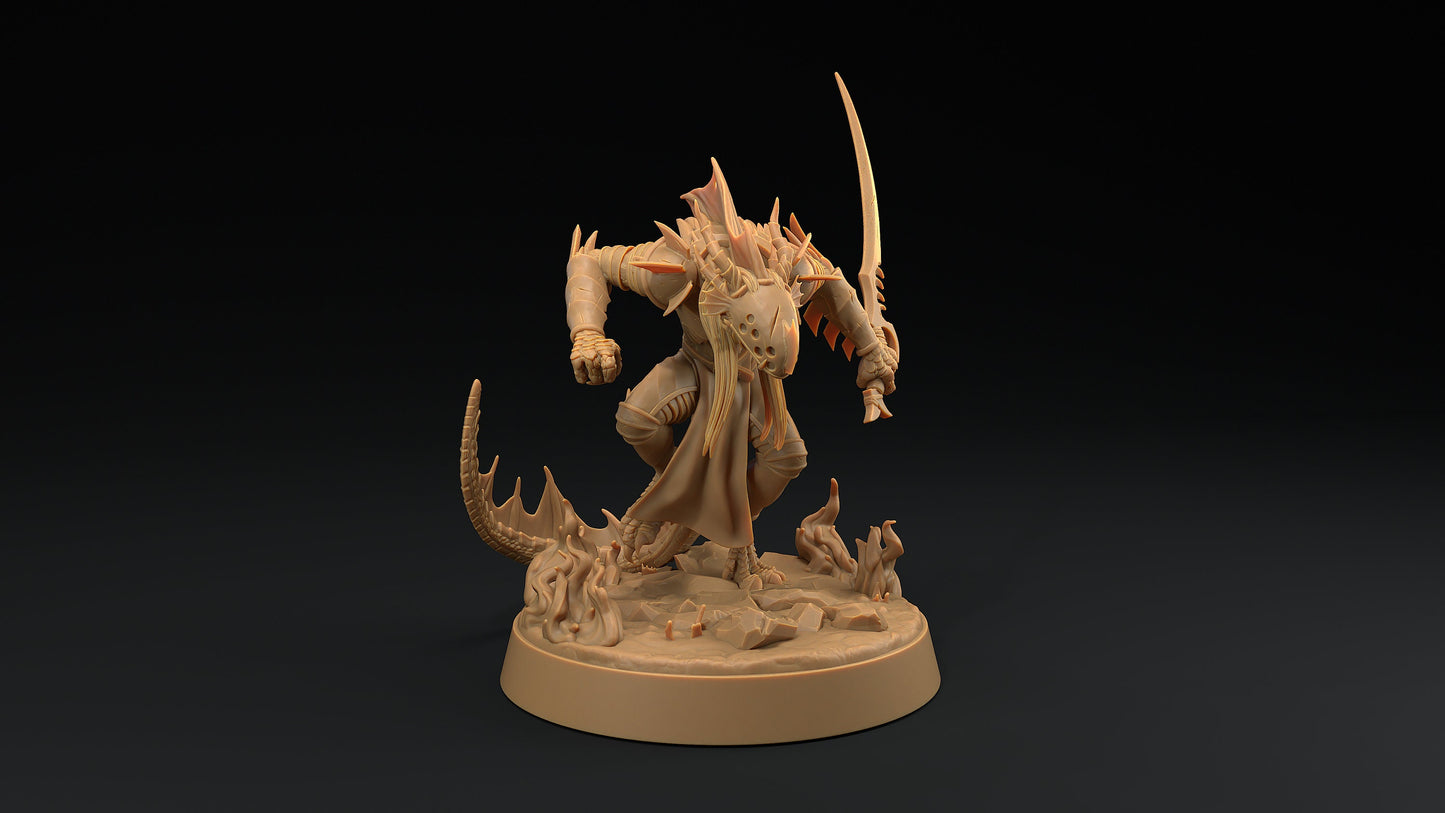 Shadow Wyrm Sword | Dragon Trappers Lodge | Demon | Devil | One Page Rules | 32mm | Resin Printed Tabletop RPG Figures | DND | 5E |