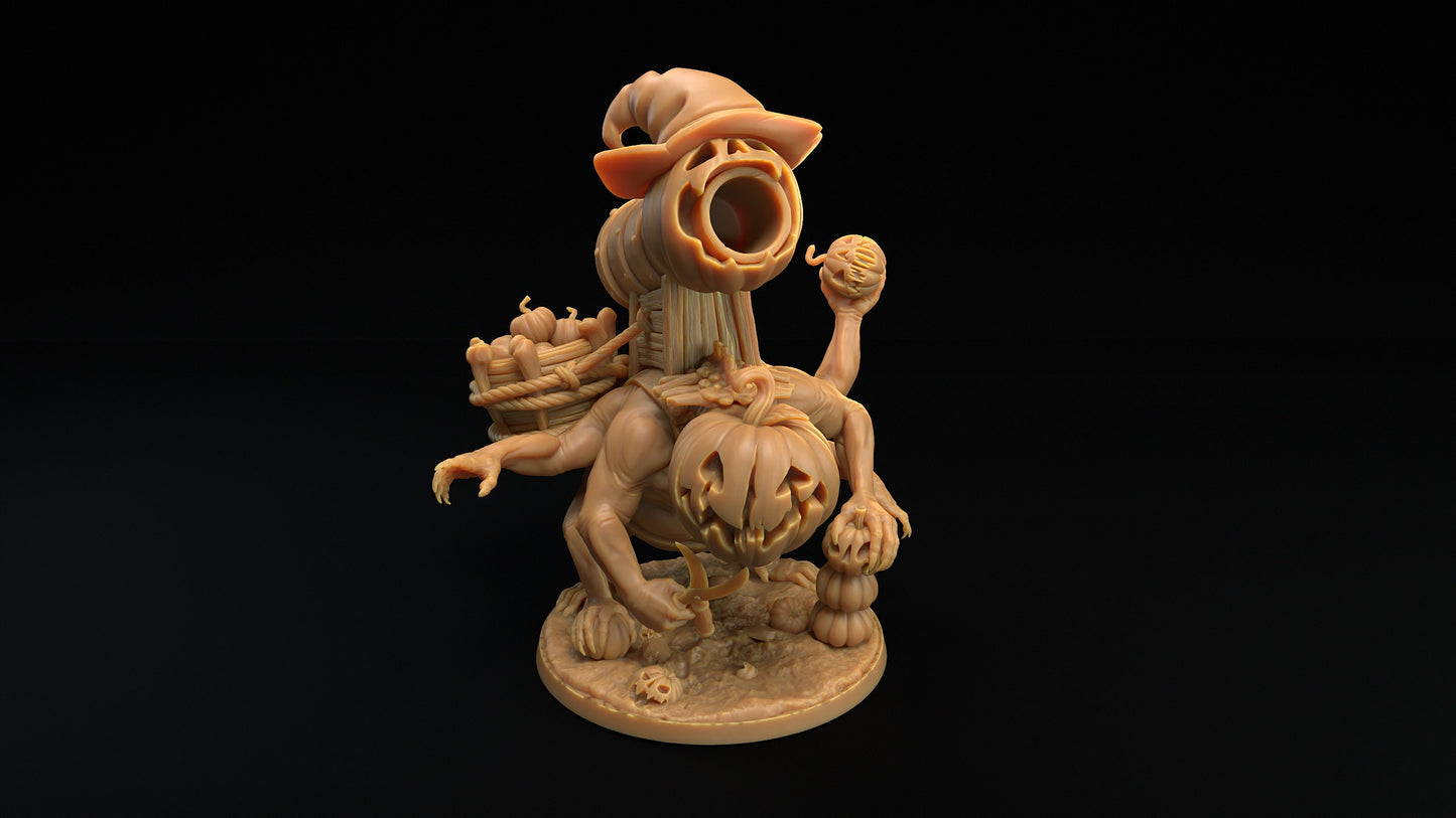 Pumpkannon | Dragon Trappers Lodge | Monster | One Page Rules | 32mm | Resin Printed Tabletop RPG Figures | DND | 5E | Halloween