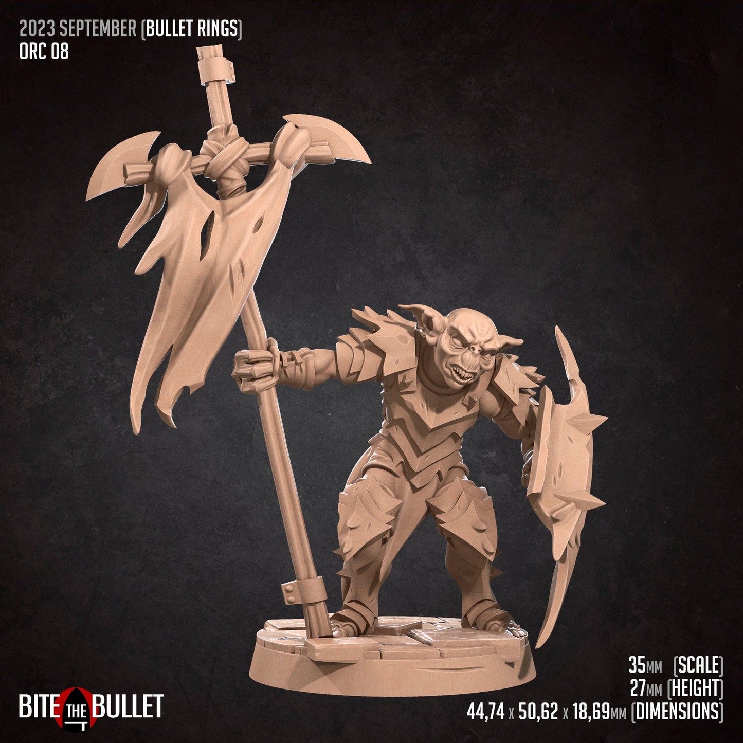 Orcs of Moria | Bite The Bullet | 35mm Scale | Resin Printed Tabletop RPG Miniature Figures | DND | 5E