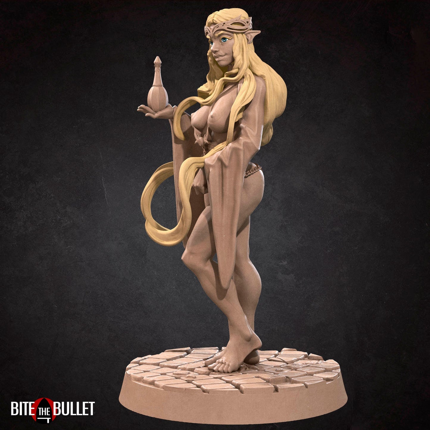 Gabriela, Lady of Light | NSFW Option | Bite The Bullet | 35mm Scale | Resin Printed Tabletop RPG Miniature Figures | DND | 5E