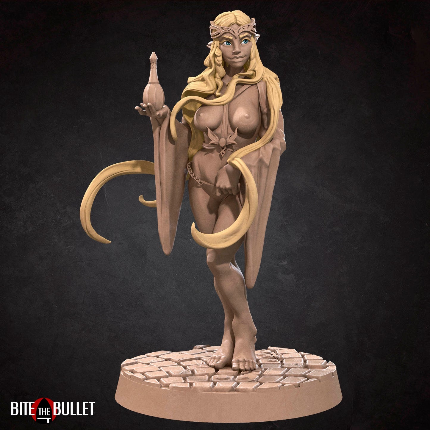 Gabriela, Lady of Light | NSFW Option | Bite The Bullet | 35mm Scale | Resin Printed Tabletop RPG Miniature Figures | DND | 5E