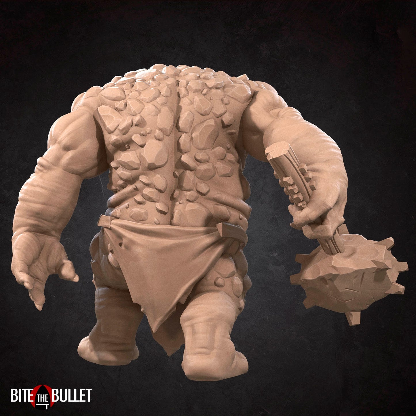 Cave Troll | Bite The Bullet | 35mm Scale | Resin Printed Tabletop RPG Miniature Figures | DND | 5E