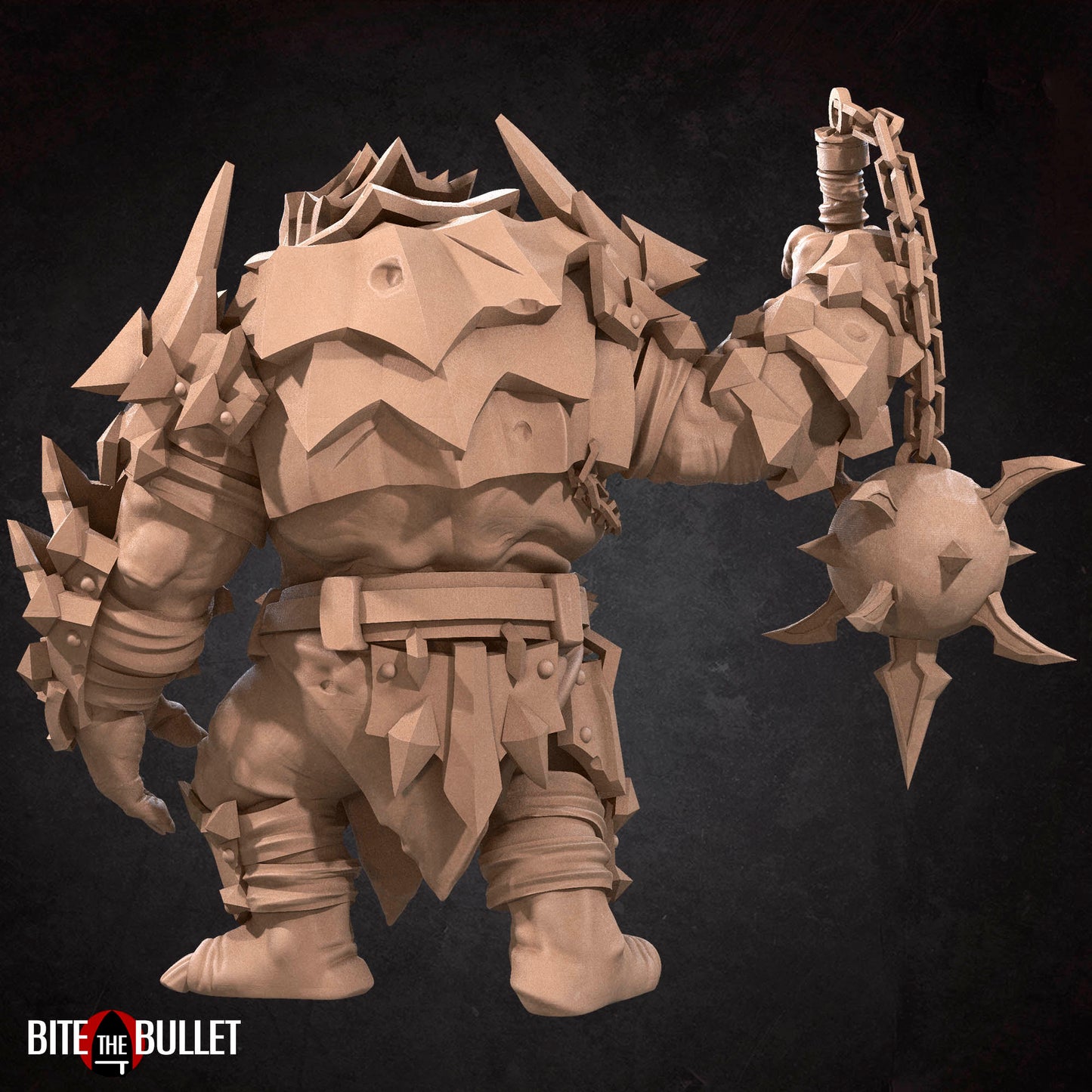 Battle Troll | Bite The Bullet | 35mm Scale | Resin Printed Tabletop RPG Miniature Figures | DND | 5E
