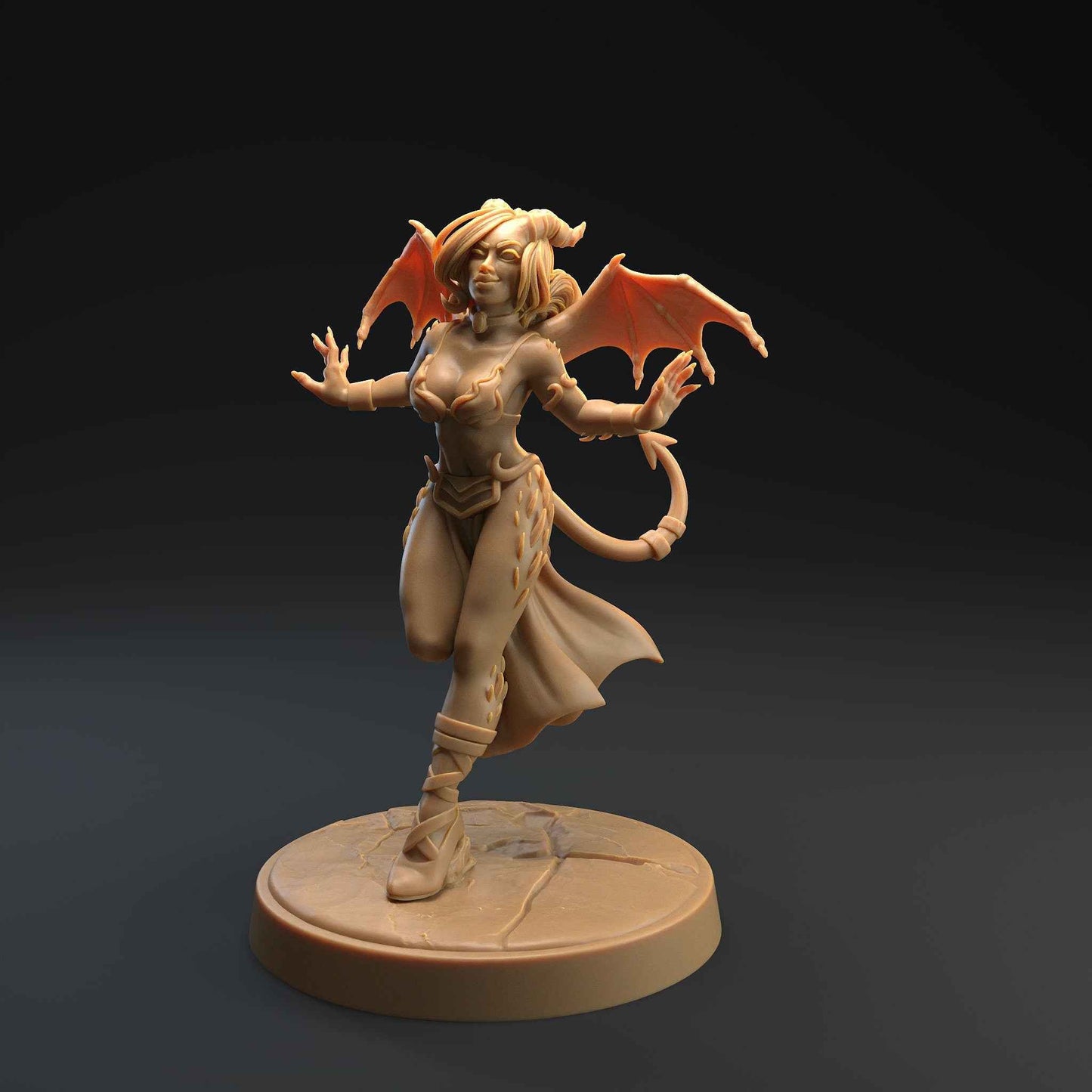 Succubus | Dragon Trappers Lodge | Monster | One Page Rules | 32mm | 75mm | Resin Printed Tabletop RPG Figures | DND | 5E | Halloween