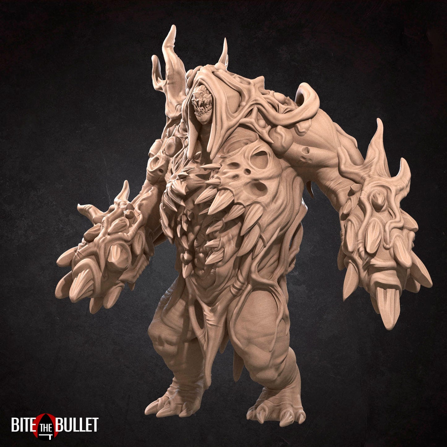 Necromancer Flesh Golem | Bite The Bullet | 35mm Scale | Resin Printed Tabletop RPG Miniature Figures | DND | 5E