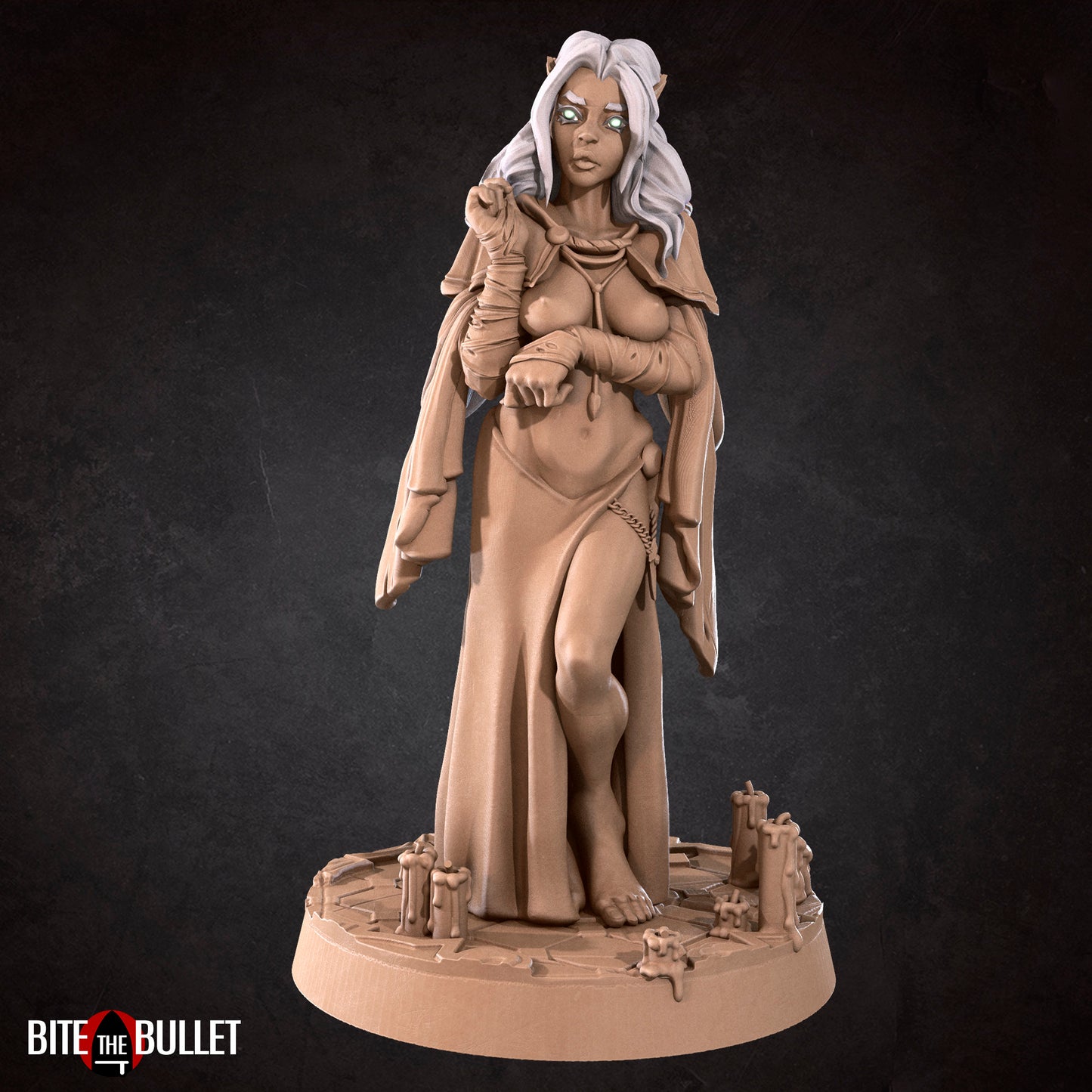Sofia The Firekeeper | NSFW Option | Bite The Bullet | 35mm Scale | Resin Printed Tabletop RPG Miniature Figures | DND | 5E