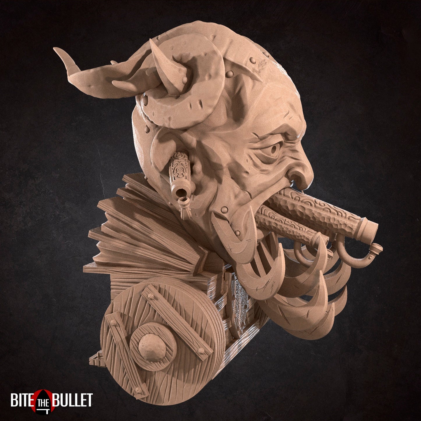 Flame Chariot | Bite The Bullet | 35mm Scale | Resin Printed Tabletop RPG Miniature Figures | DND | 5E