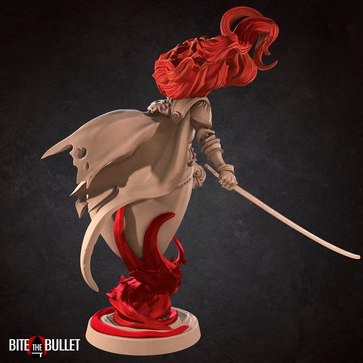 Morgana, Scarlet Goddess | Bite The Bullet | 35mm Scale | Resin Printed Tabletop RPG Miniature Figures | DND | 5E