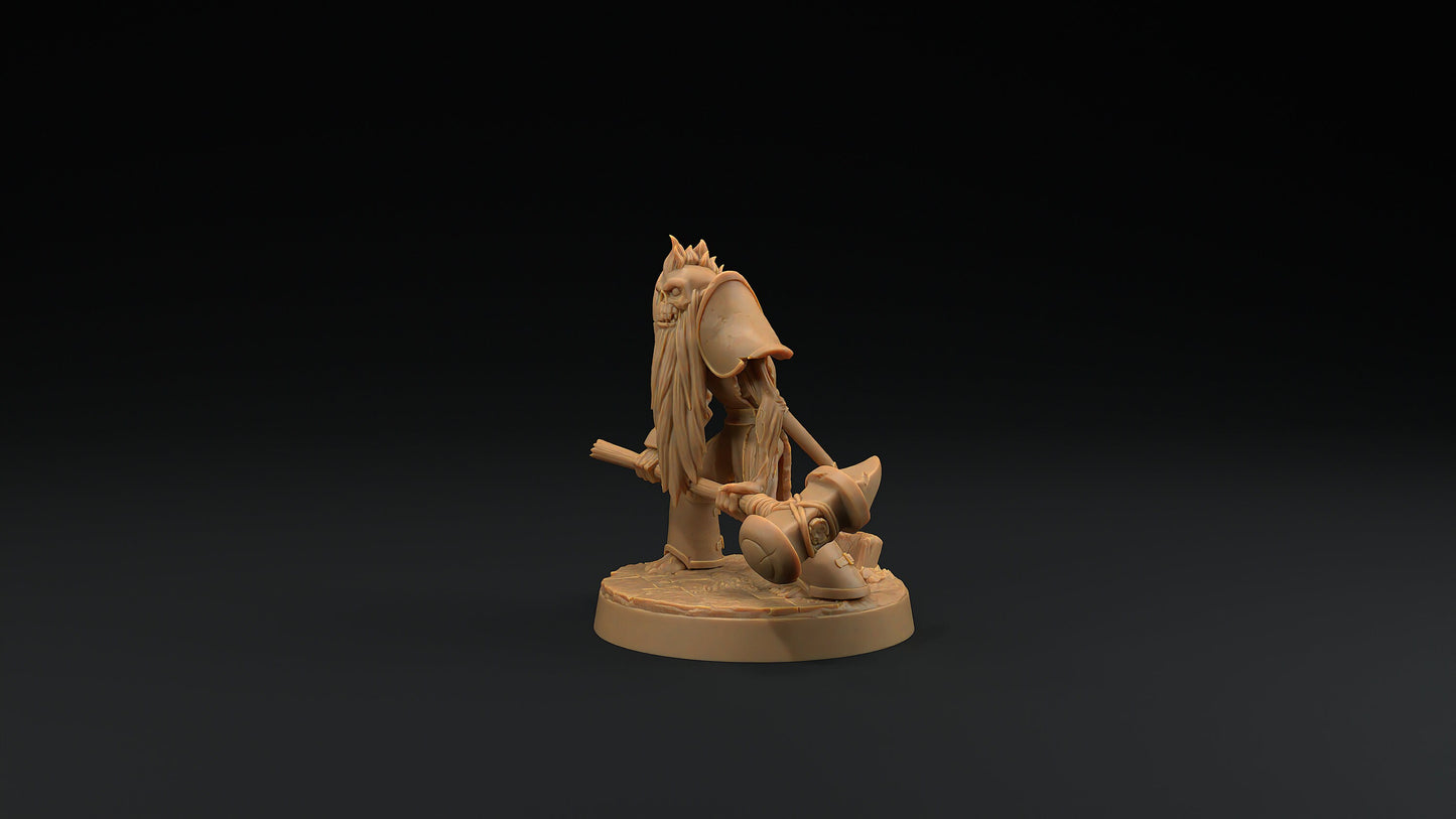 Dwarven Zombie | Dragon Trappers Lodge | Monster | One Page Rules | 32mm | Resin Printed Tabletop RPG Figures | DND | 5E | Halloween