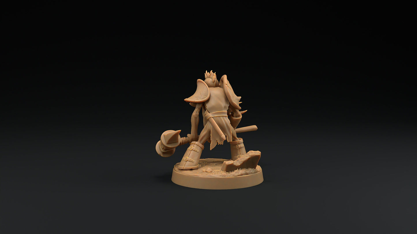 Dwarven Zombie | Dragon Trappers Lodge | Monster | One Page Rules | 32mm | Resin Printed Tabletop RPG Figures | DND | 5E | Halloween