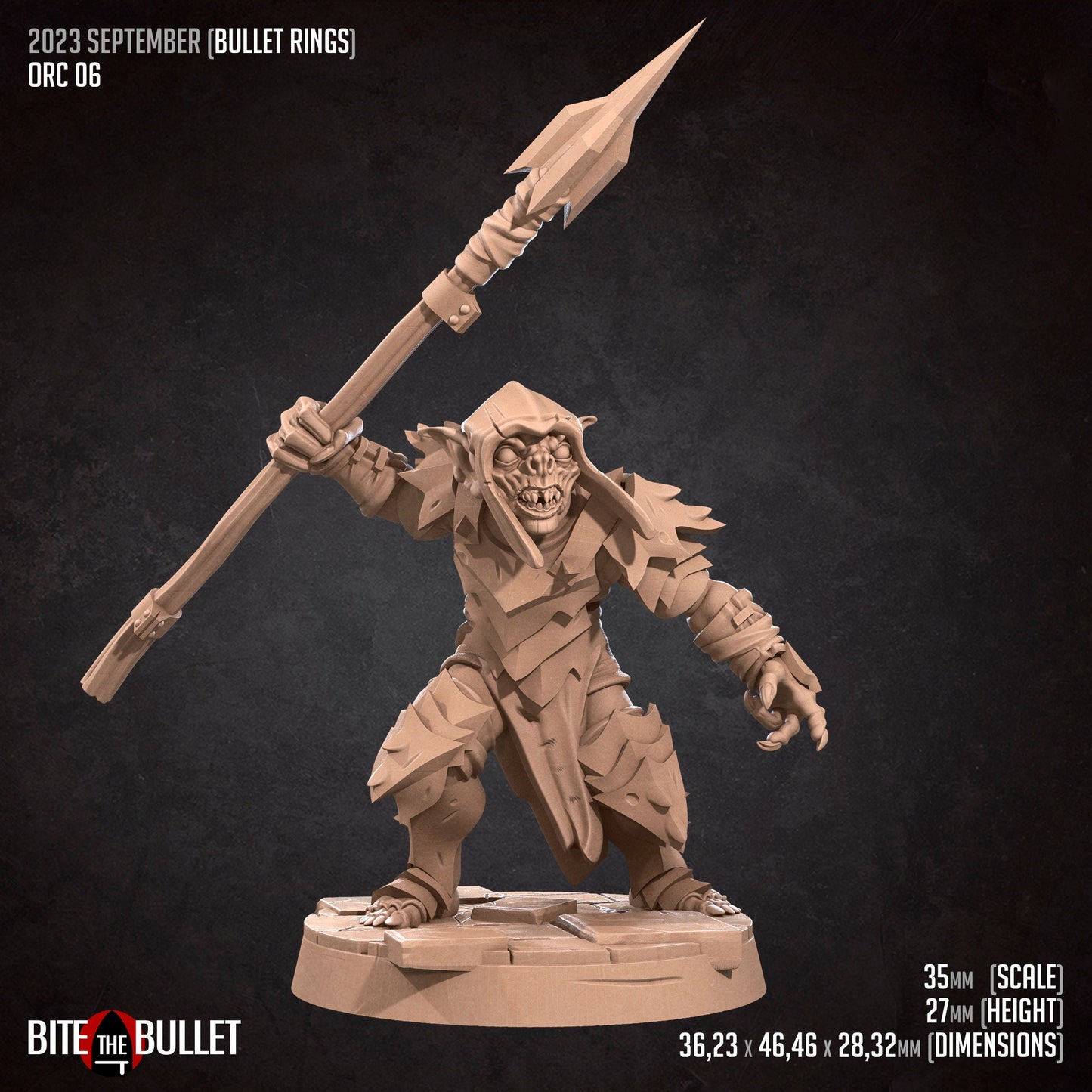 Orcs of Moria | Bite The Bullet | 35mm Scale | Resin Printed Tabletop RPG Miniature Figures | DND | 5E