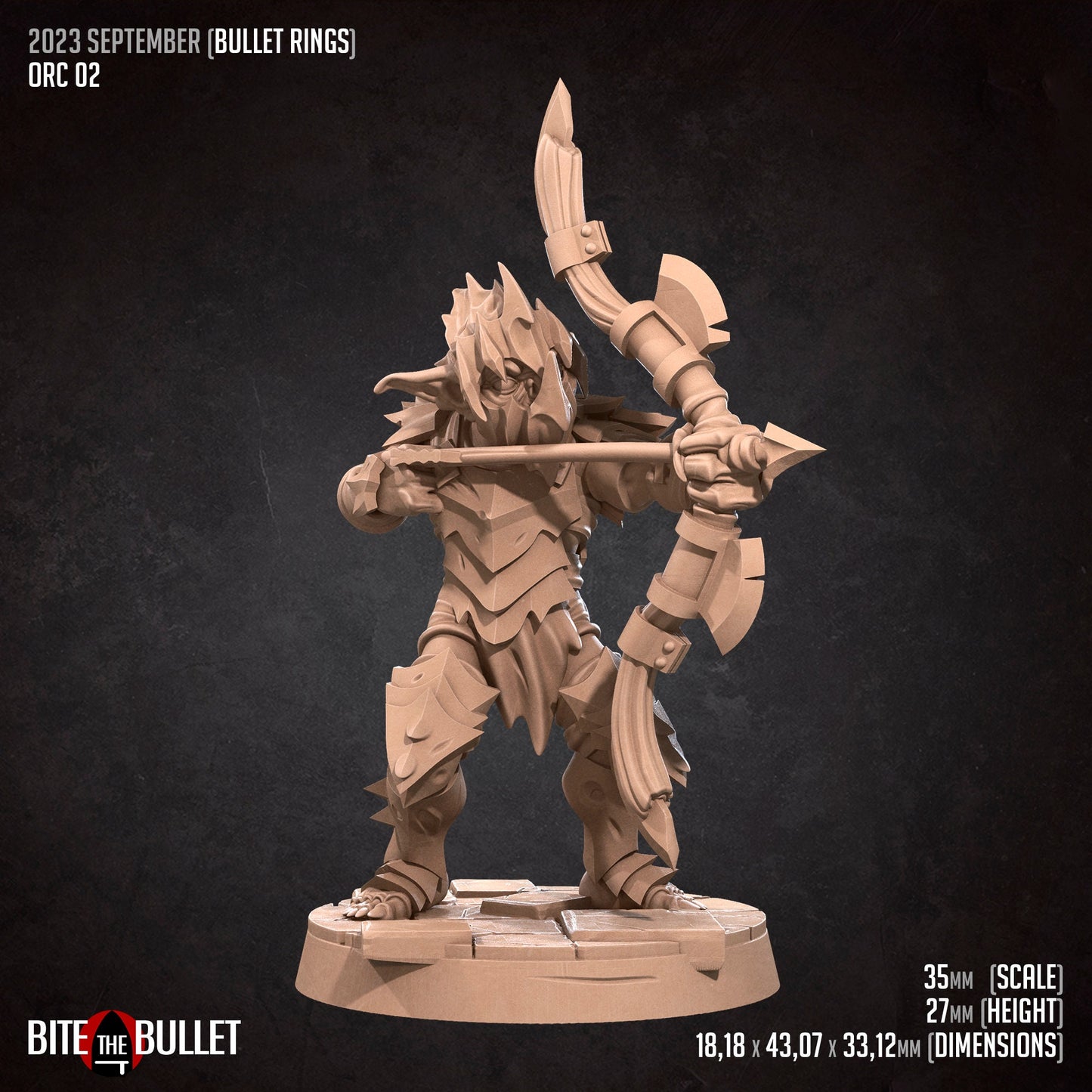 Orcs of Moria | Bite The Bullet | 35mm Scale | Resin Printed Tabletop RPG Miniature Figures | DND | 5E