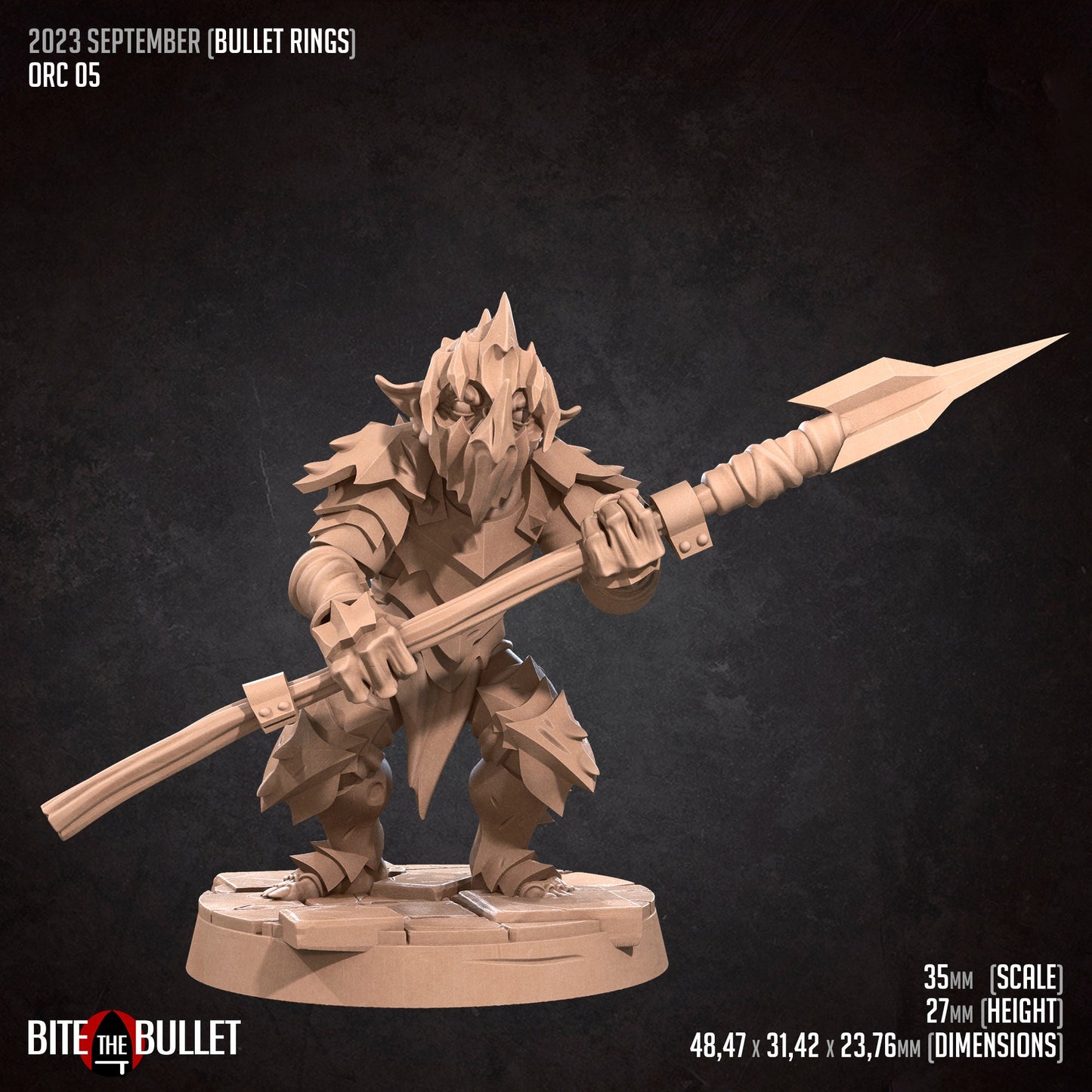 Orcs of Moria | Bite The Bullet | 35mm Scale | Resin Printed Tabletop RPG Miniature Figures | DND | 5E