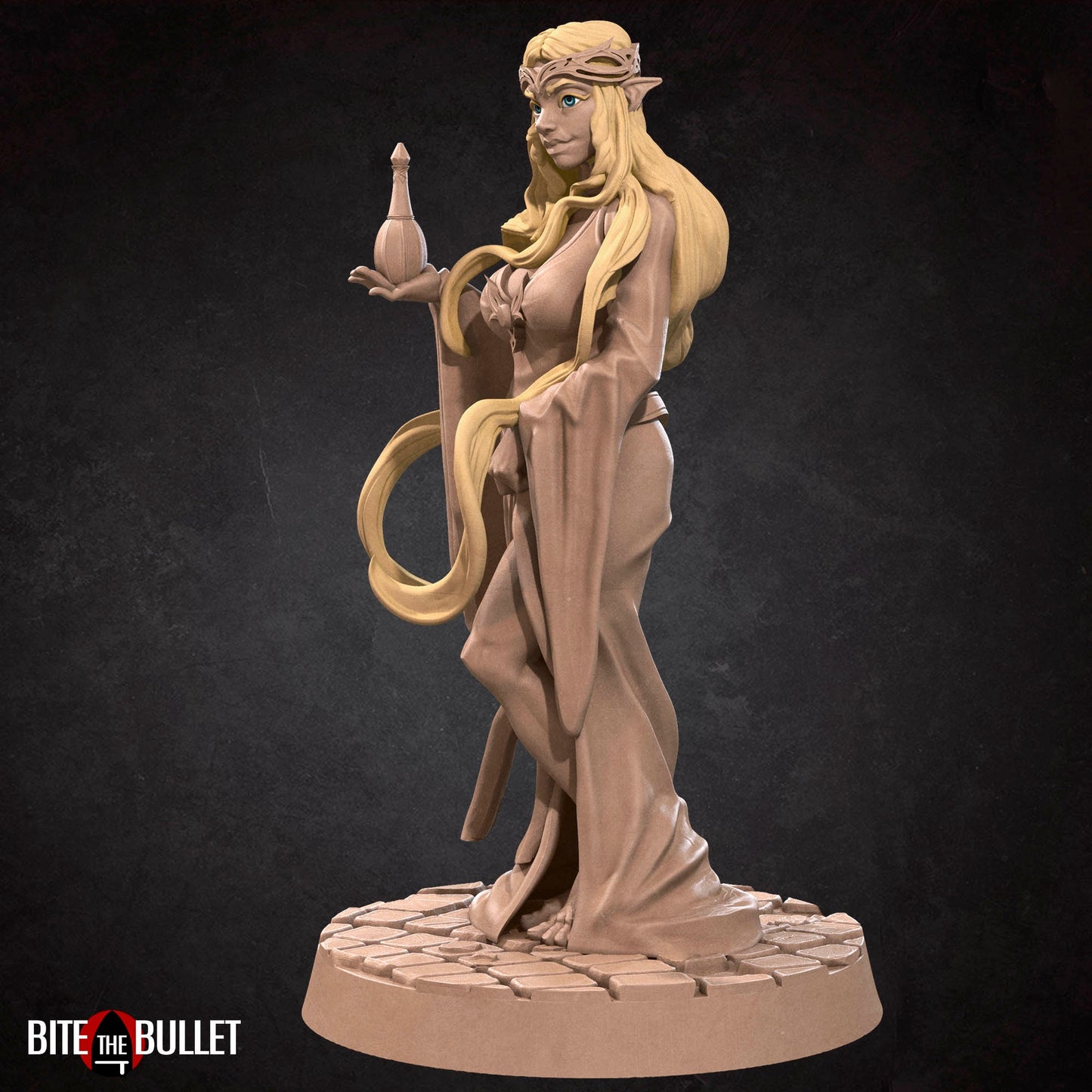 Gabriela, Lady of Light | NSFW Option | Bite The Bullet | 35mm Scale | Resin Printed Tabletop RPG Miniature Figures | DND | 5E
