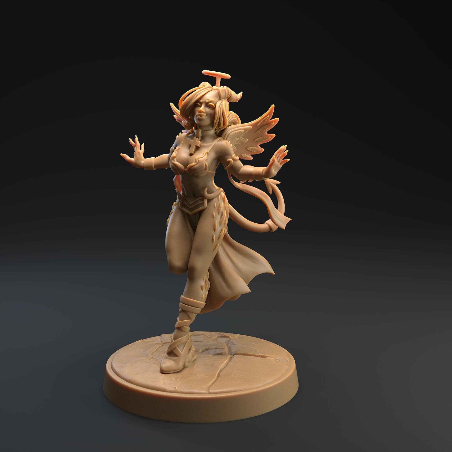 Succubus | Dragon Trappers Lodge | Monster | One Page Rules | 32mm | 75mm | Resin Printed Tabletop RPG Figures | DND | 5E | Halloween
