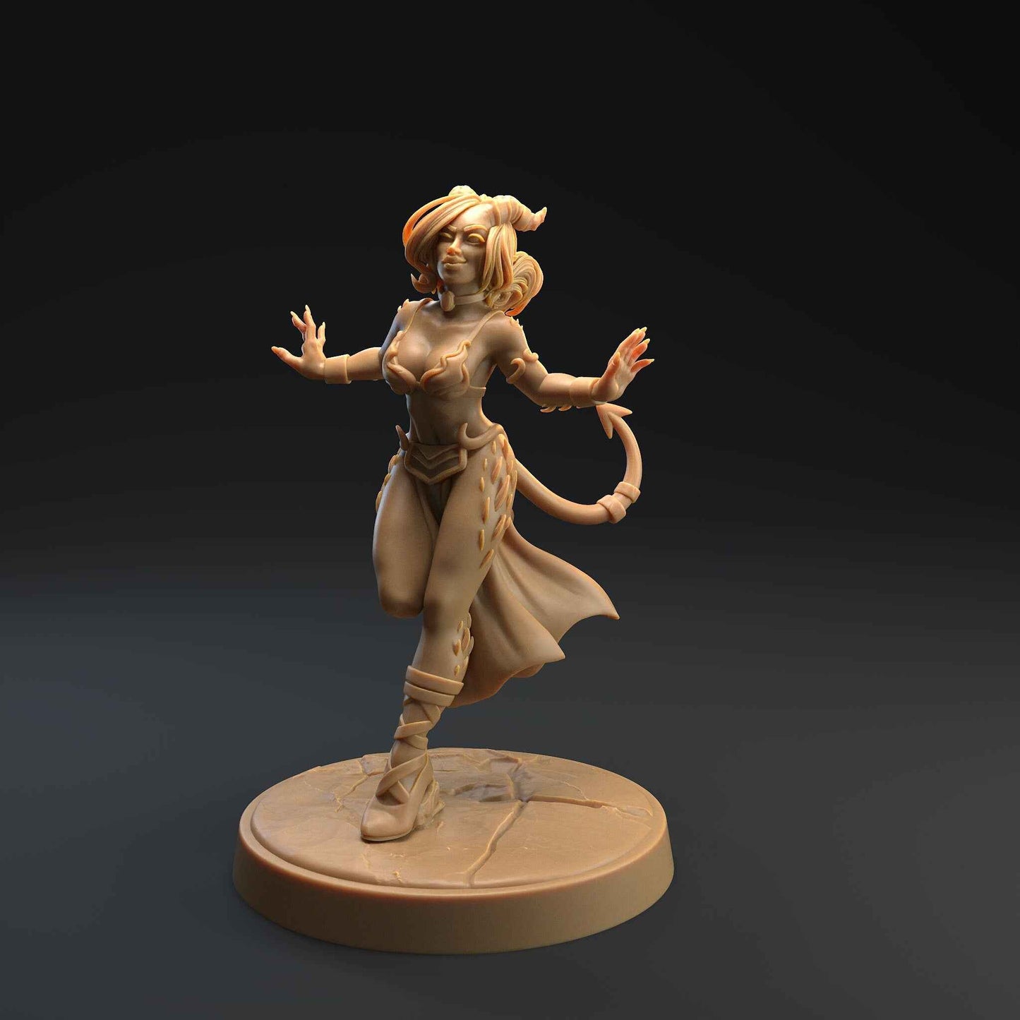 Succubus | Dragon Trappers Lodge | Monster | One Page Rules | 32mm | 75mm | Resin Printed Tabletop RPG Figures | DND | 5E | Halloween