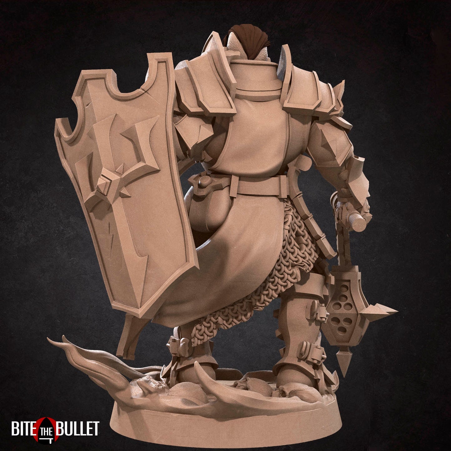 Hero Crusader | Bite The Bullet | 35mm Scale | Resin Printed Tabletop RPG Miniature Figures | DND | 5E