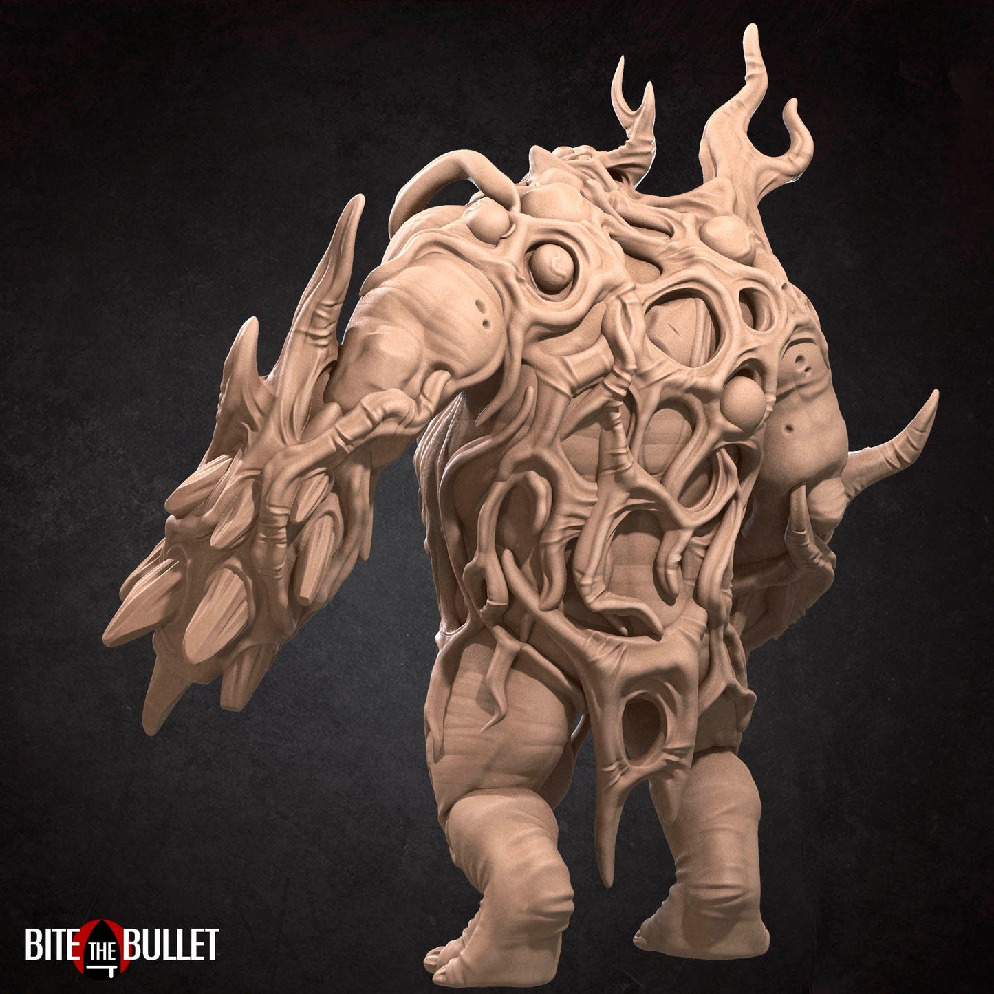 Necromancer Flesh Golem | Bite The Bullet | 35mm Scale | Resin Printed Tabletop RPG Miniature Figures | DND | 5E