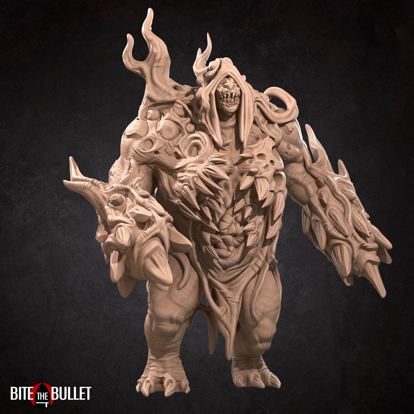 Necromancer Flesh Golem | Bite The Bullet | 35mm Scale | Resin Printed Tabletop RPG Miniature Figures | DND | 5E
