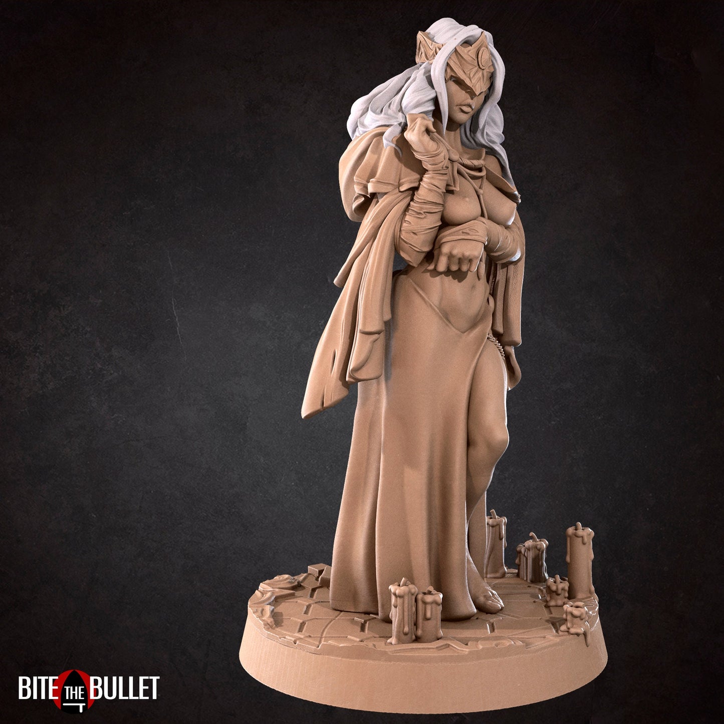 Sofia The Firekeeper | NSFW Option | Bite The Bullet | 35mm Scale | Resin Printed Tabletop RPG Miniature Figures | DND | 5E
