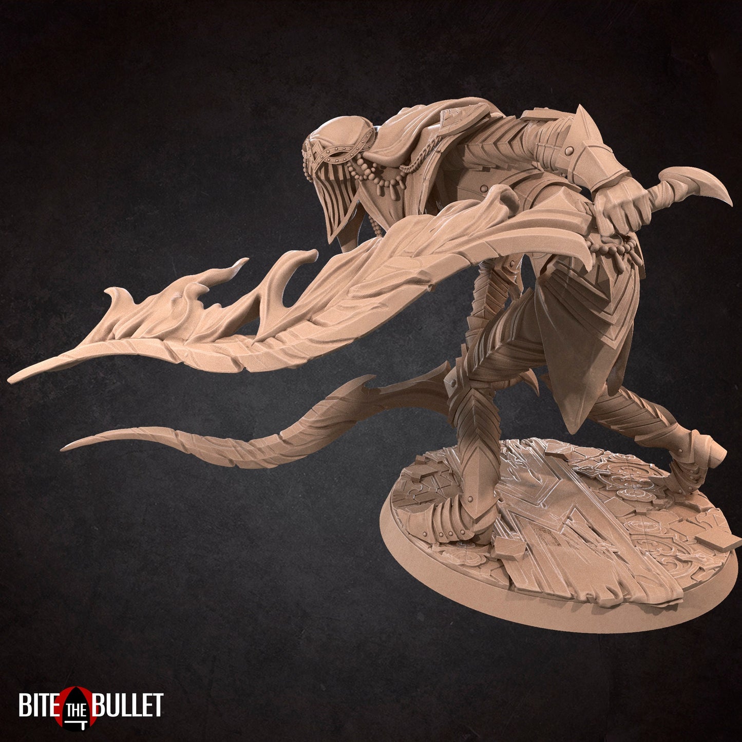 Emma, Exiled Cathedral Knight | Bite The Bullet | 35mm Scale | Resin Printed Tabletop RPG Miniature Figures | DND | 5E