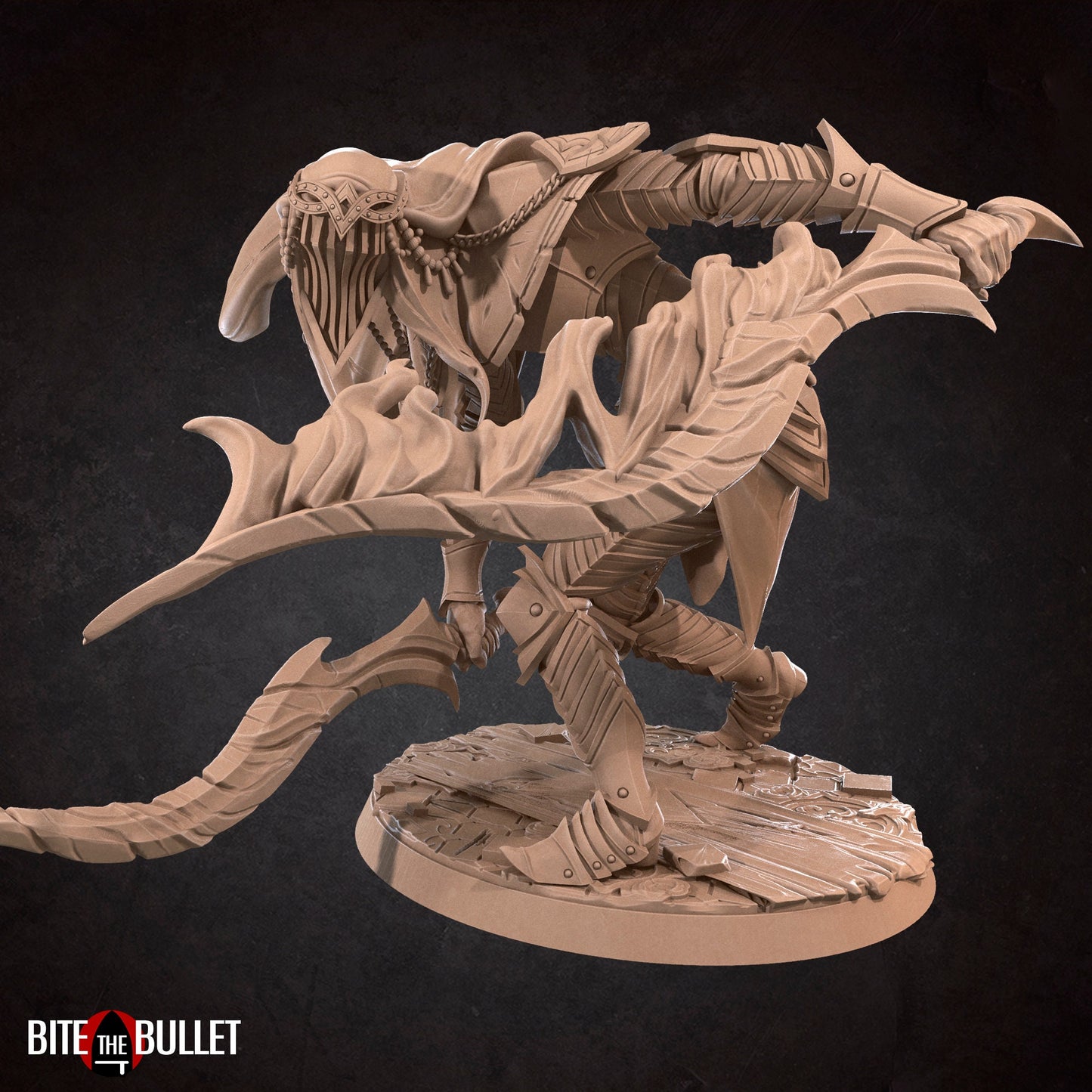 Emma, Exiled Cathedral Knight | Bite The Bullet | 35mm Scale | Resin Printed Tabletop RPG Miniature Figures | DND | 5E