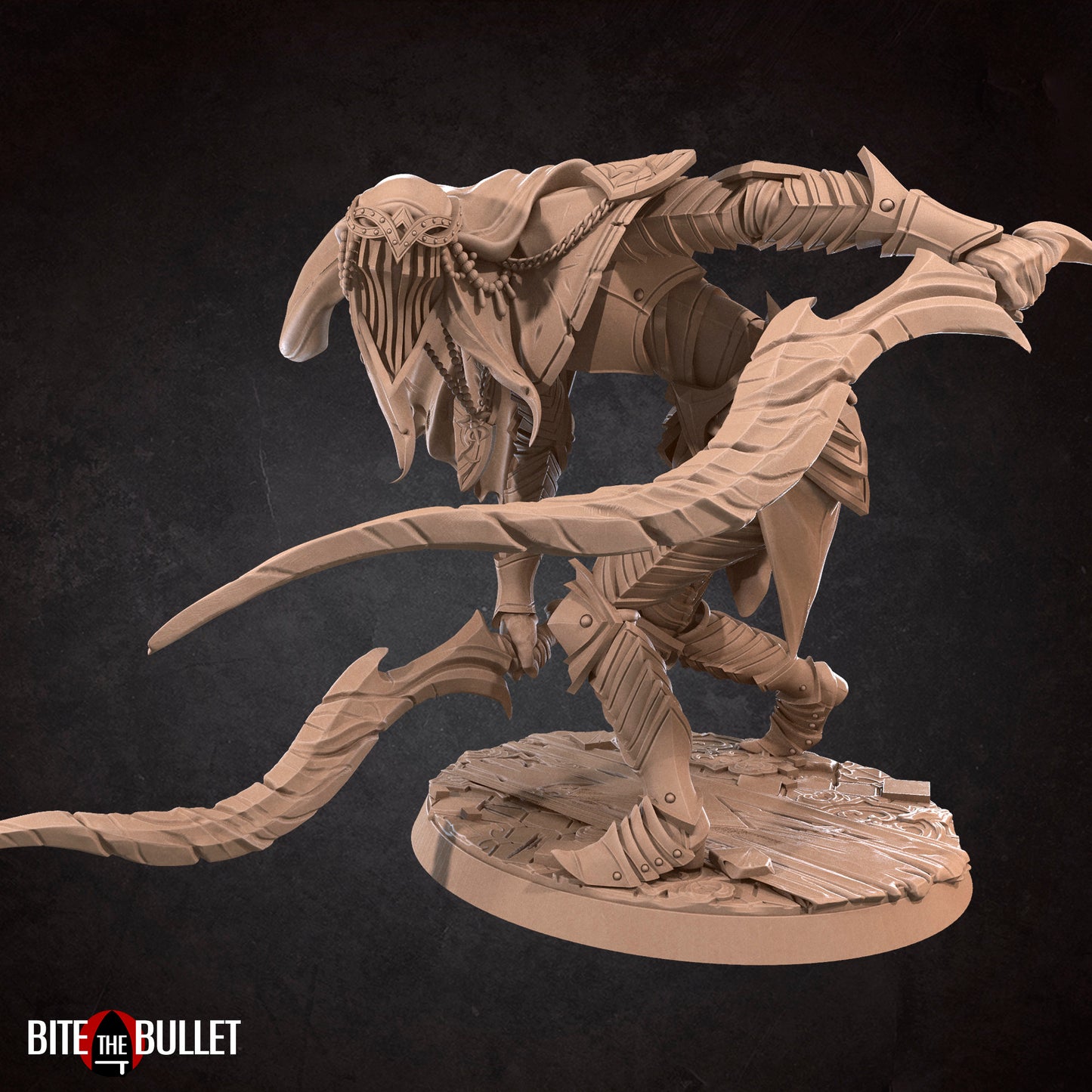 Emma, Exiled Cathedral Knight | Bite The Bullet | 35mm Scale | Resin Printed Tabletop RPG Miniature Figures | DND | 5E