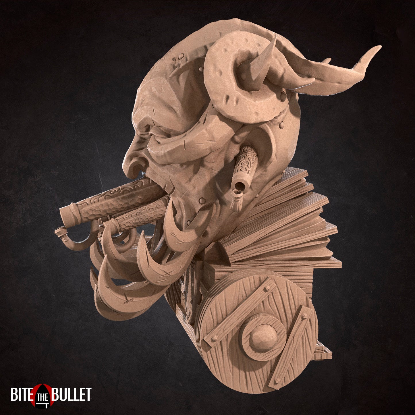 Flame Chariot | Bite The Bullet | 35mm Scale | Resin Printed Tabletop RPG Miniature Figures | DND | 5E